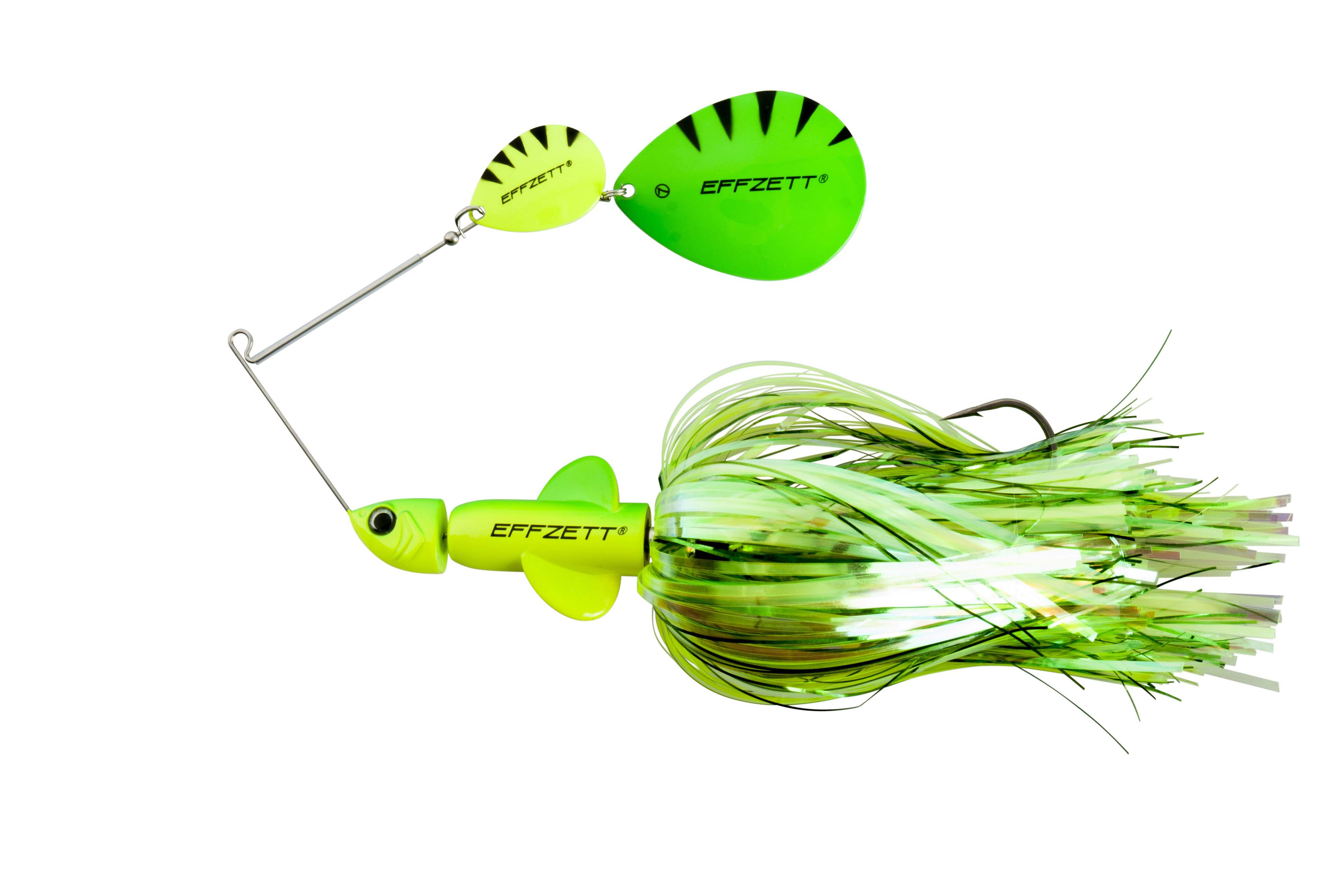 Dam Effzett® Pike Rattlin’ Spinnerbait Yellow Green 20cm