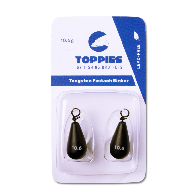Toppies Fastach Sinker – Tungsten Black Matt