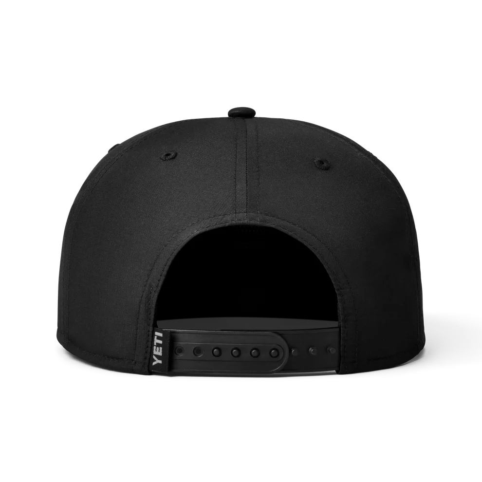 YETI Coolers Flat Brim Rope Hat Black