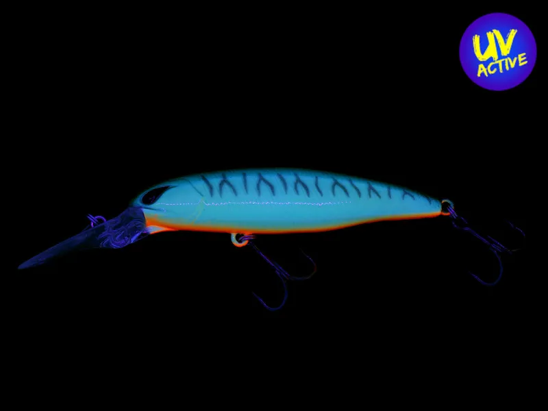 Nories Laydown Minnow Deep Just Wagasagi Cream Chartreuse Hot Tiger