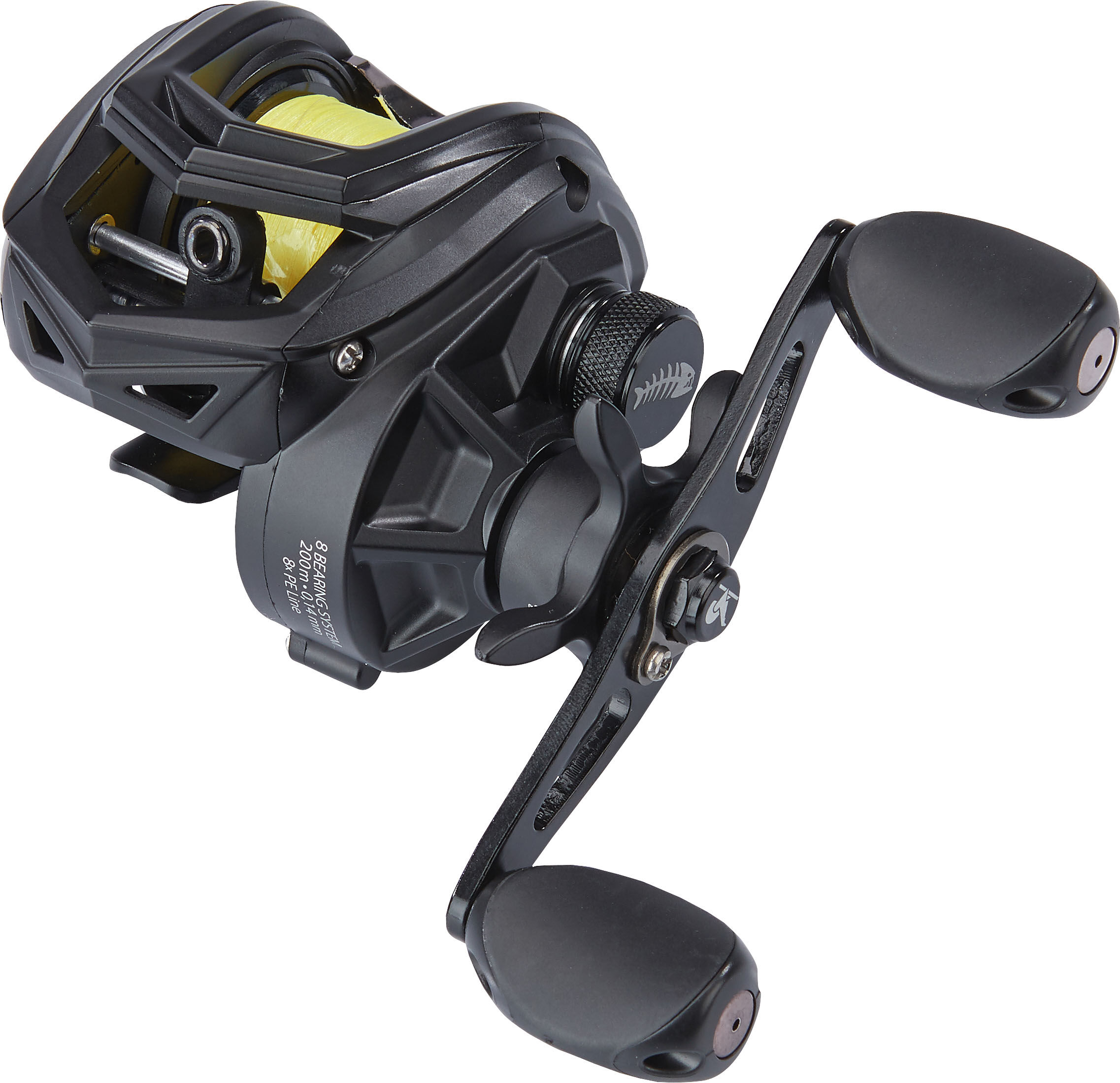 Balzer MK Adventure 8200 BC (bespult) mit gelber Schnur 0.14mm
