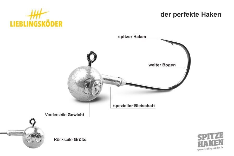 Lieblingsköder Spitze Haken 3/0 Mix